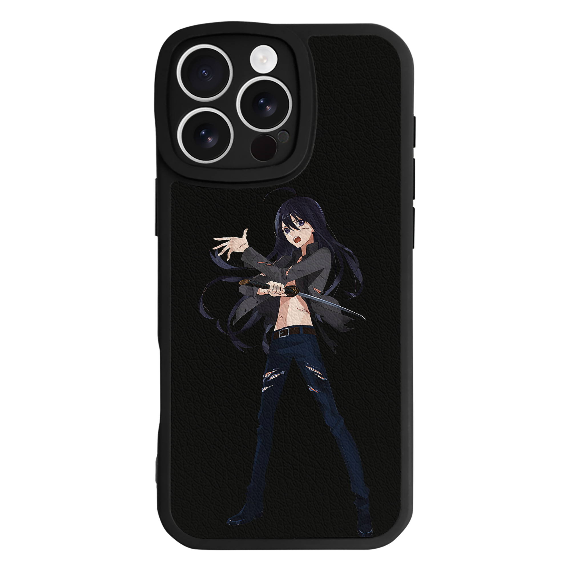（画像用） 刀剣乱舞 Touken Ranbu 【iPhone 16シリーズ対応】シリコンスマホケース（レザー調） 材質：シリコン